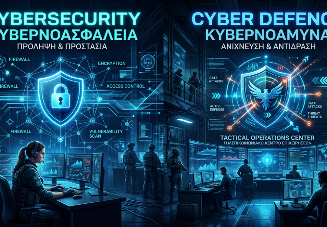 Cybersecurity vs Cyber Defence: Ποια Είναι η Διαφορά;
